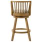 Armen Living Harper 30" Swivel Bar Stool in Amber Glow, , large