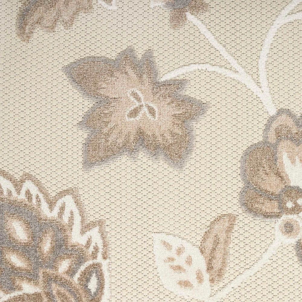 Nourison Aloha ALH31 6&#39; x 9&#39; Beige Indoor/Outdoor Area Rug, , large