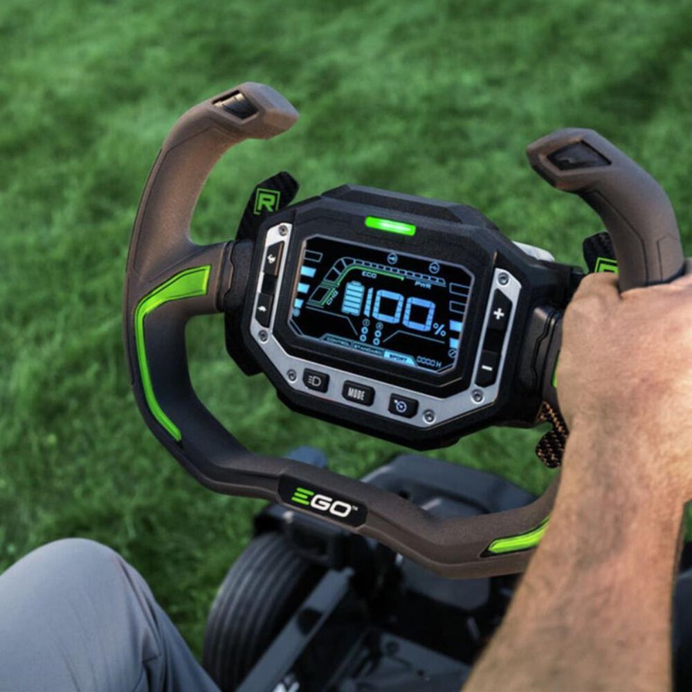 EGO POWER+ 42 Zero Turn Radius Lawn Mower Kit with e-STEER Technology with 4 x 12Ah Batteries &amp; Charger, , large