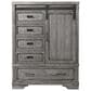 Eastern Shore Foundry 5-Drawer Chifferobe in Brushed Pewter, , large
