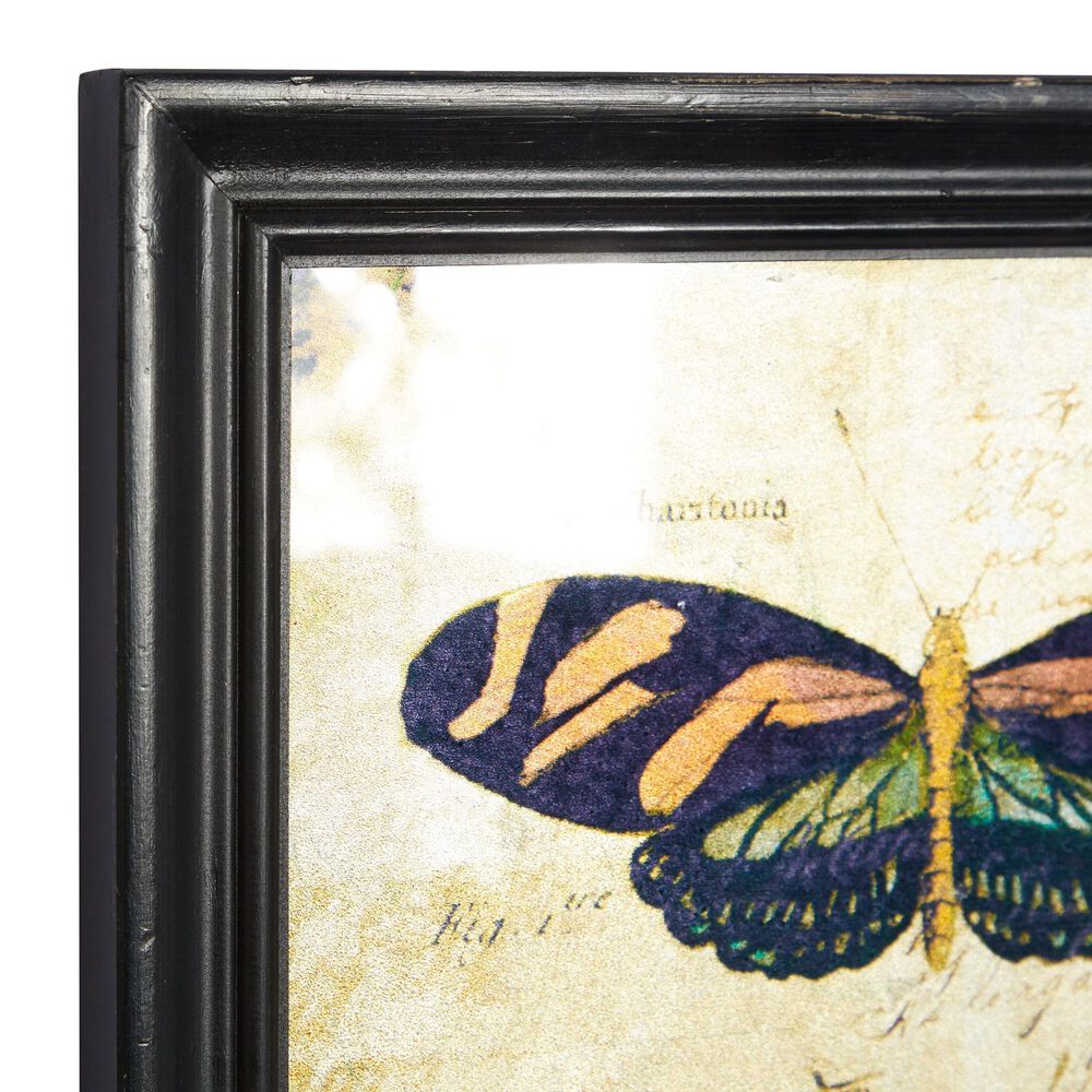 Maple and Jade 36&quot; x 11&quot; Butterfly Wall Art in Multicolor &#40;Set of 2&#41;, , large