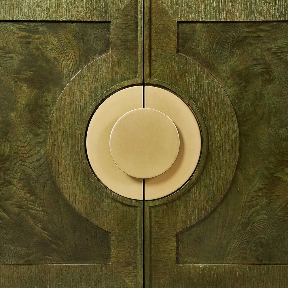 Uttermost Palais 4-Door Cabinet in Olive and Brass, , large