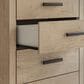 Ashley Sanginlane 5-Drawer Chest in Tan, , large