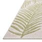 Loloi Easton Ivory and Green 5"3" x 7"6" Indoor/Outdoor Area Rug, , large