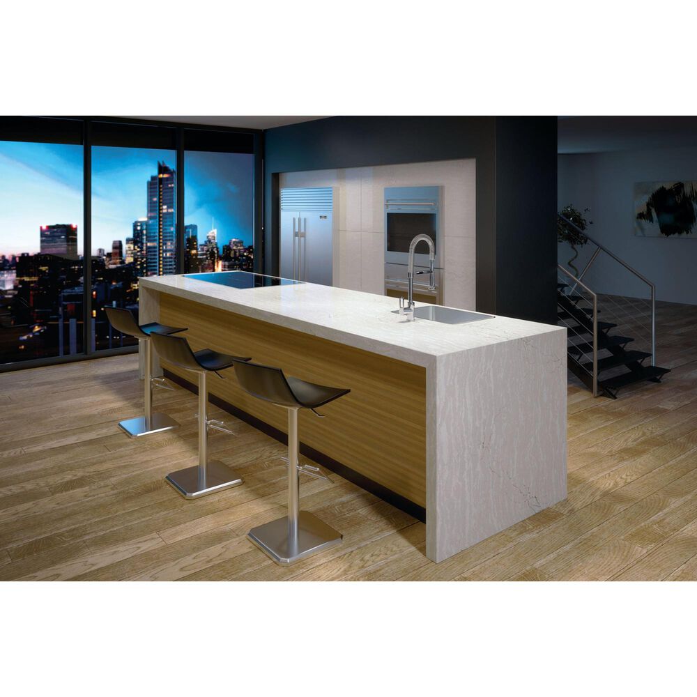 Cambria Luxury Delgatie 3cm Quartz Countertop in White and Beige, , large