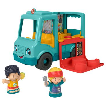 Little People Serve It Up Food Truck, Musical Toy Vehicle with Figures, , large