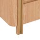 Fairfield Chair Portobello Rectangular End Table in White, Light Brown and Brushed Brass, , large