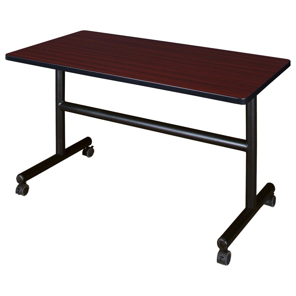 Regency Global Sourcing Kobe 48" Mobile Training Table in Mahogany, , large