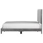 Richlands Furniture Crestone Queen Upholstered Platform Bed in Gray, , large