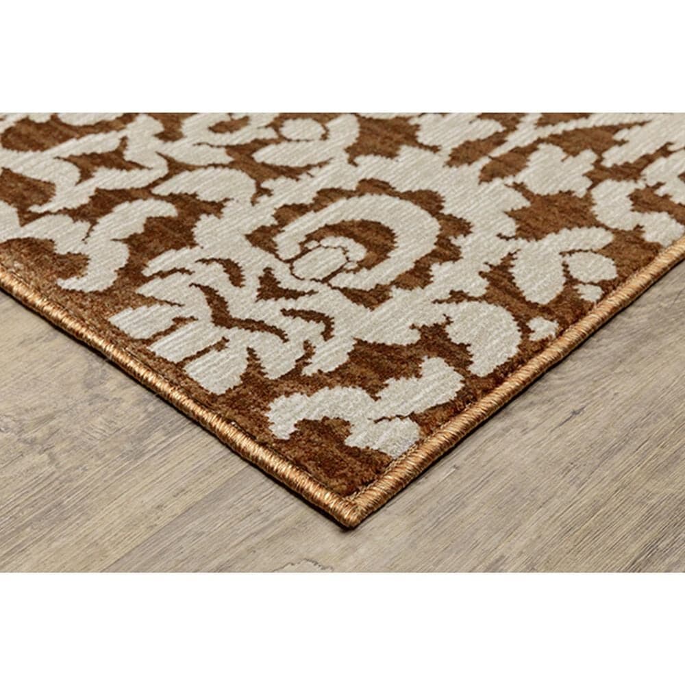 Oriental Weavers Intrigue 3&#39;10&quot; x 5&#39;5&quot; Rust Area Rug, , large