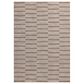 Amber Lewis x Loloi Cali 6"7" x 9"2" Ivory and Tobacco Area Rug, , large