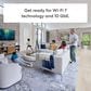 eero Pro 6E Mesh Wi-Fi 6E Router with Max 7 Mesh Wi-Fi 7 System in White, , large