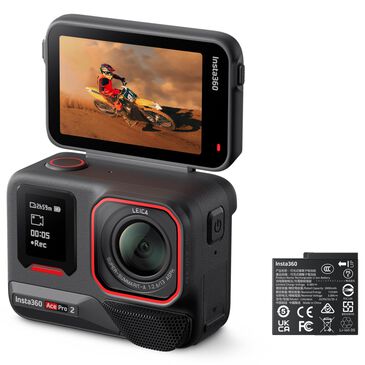 Insta360 Ace Pro 2 Standard Bundle Action Camera with Single Battery in Black, , large