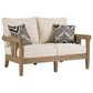 Ashley Gerianne 5-Piece Patio Conversation Set in Beige, , large