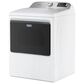 Maytag 7.4 Cu. Ft. Smart Front Load Electric Dryer with Extra Power in White, , large
