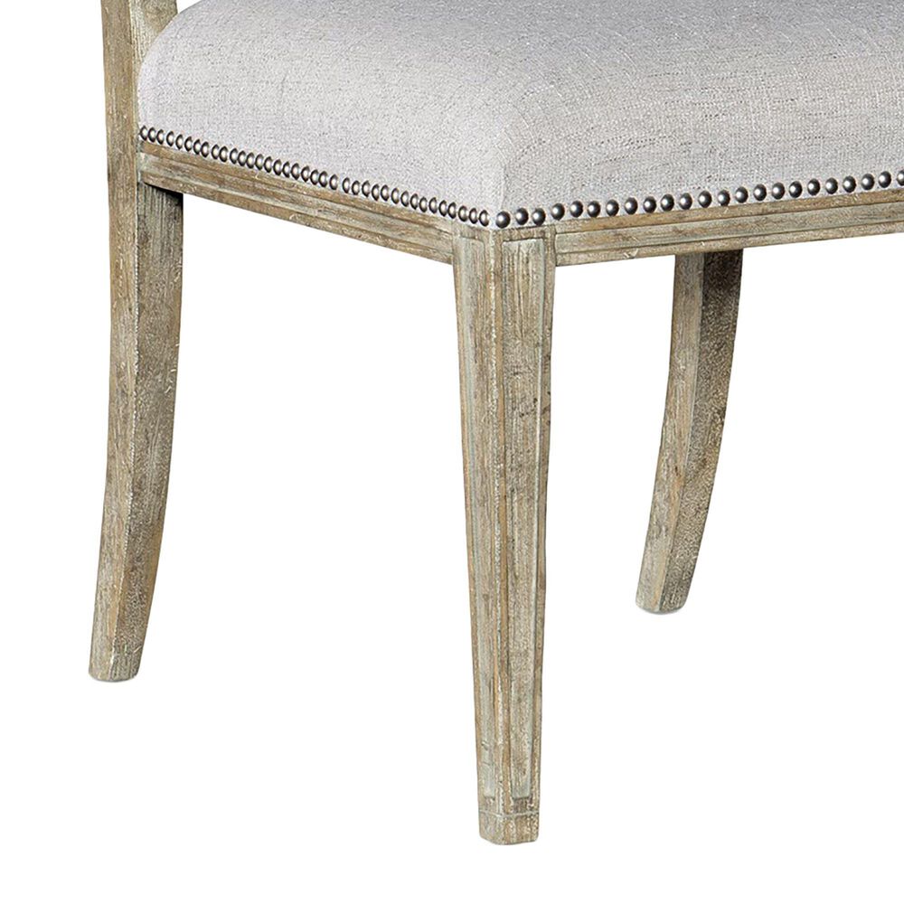Hooker Furniture Castella Upholstered Side Chair in Mid-Tone Brown, , large