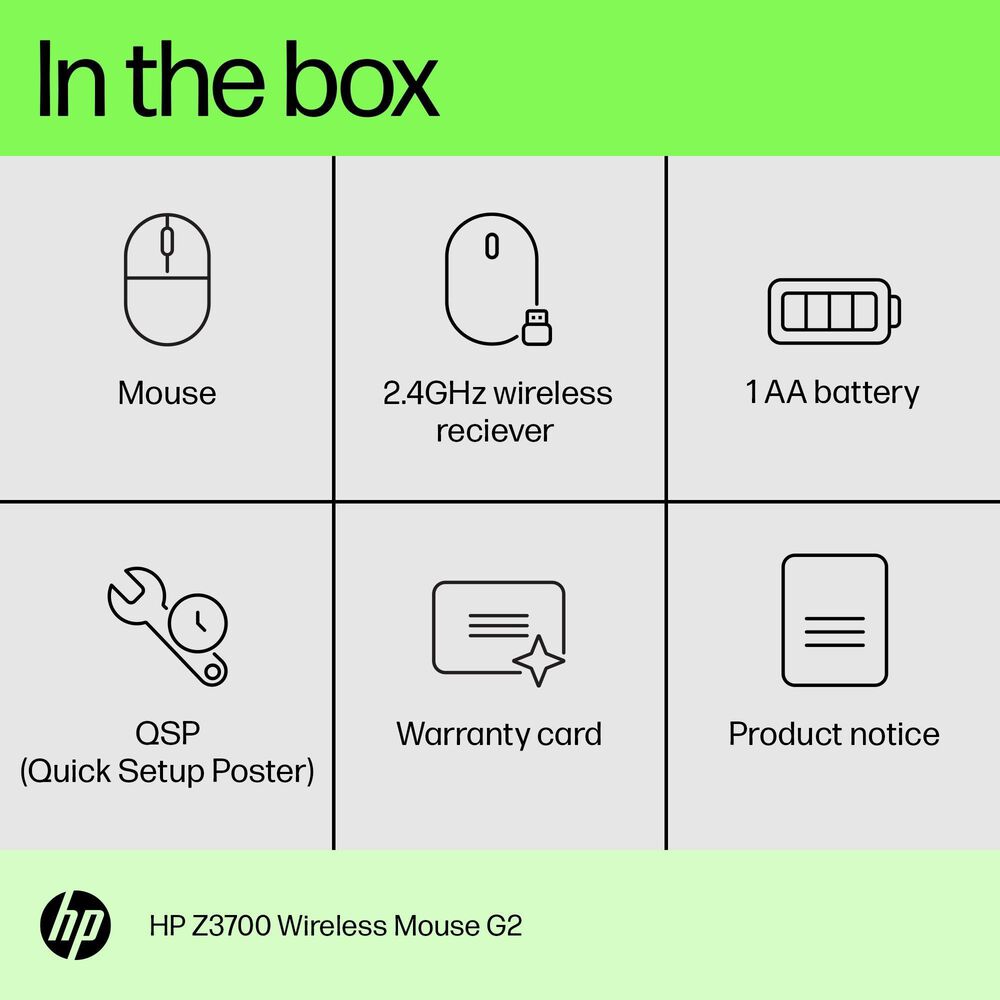 HP Z3700 G2 Wireless Mouse in Black Onyx, , large