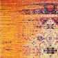 Safavieh Monaco MNC209H-5SQ 5" Square Orange/Multi Area Rug, , large
