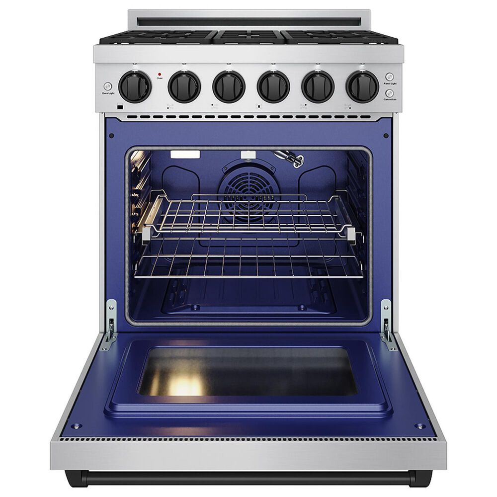 Thor Kitchen Gordon Ramsay 4.6 Cu. Ft. Professional Gas Range with Black Handle Kit in Stainless Steel, , large
