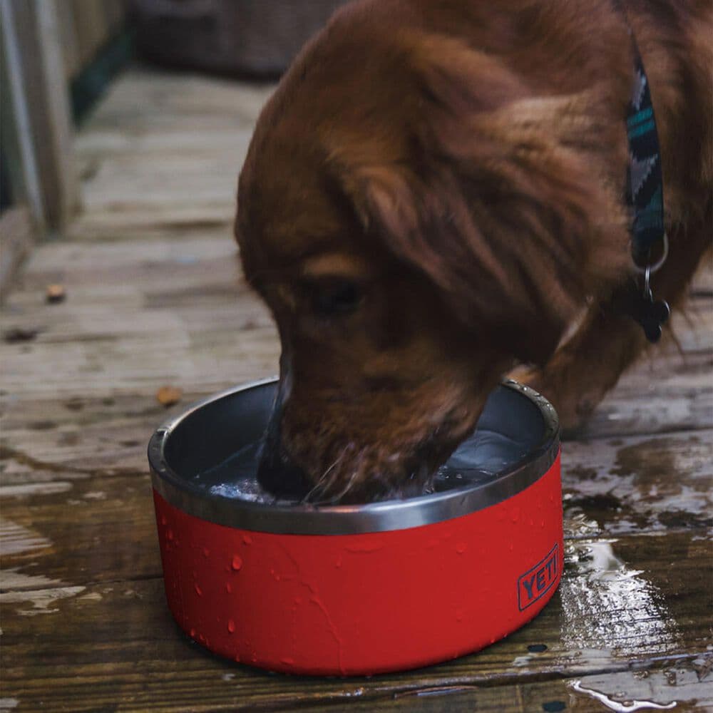 YETI Boomer 4-Cup Dog Bowl in Rescue Red, , large