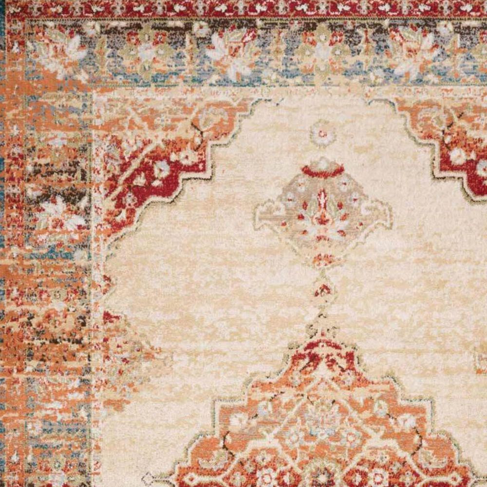 Loloi II Isadora ISA-04 8&#39;11&quot; x 12&#39; Antique Ivory and Sunset Area Rug, , large