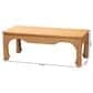 Baxton Studio Abena Coffee Table in Light Honey, , large