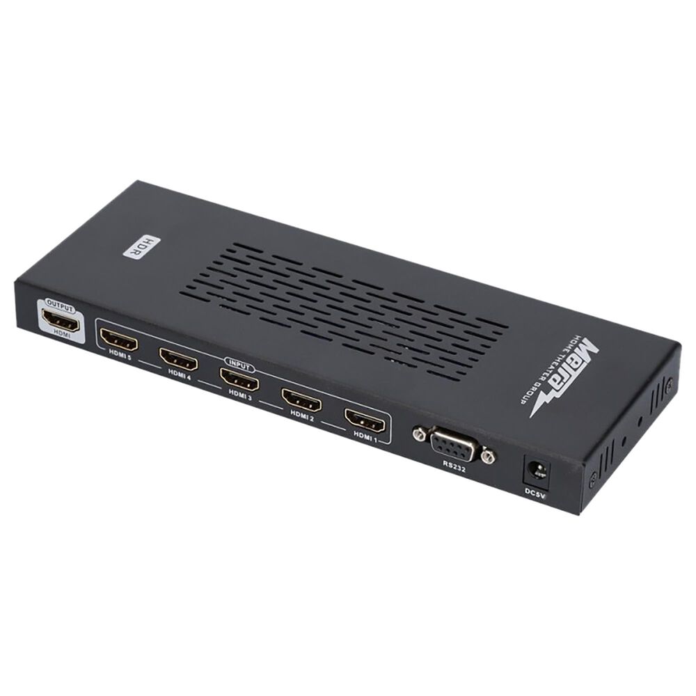 MetraAV HDMI Switch with 5 Inputs and 1 Output, , large