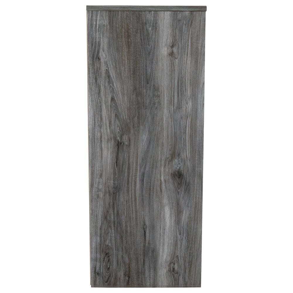 Ashley Baystorm 6 Drawer Dresser and Wide Frame Mirror in Gray, , large