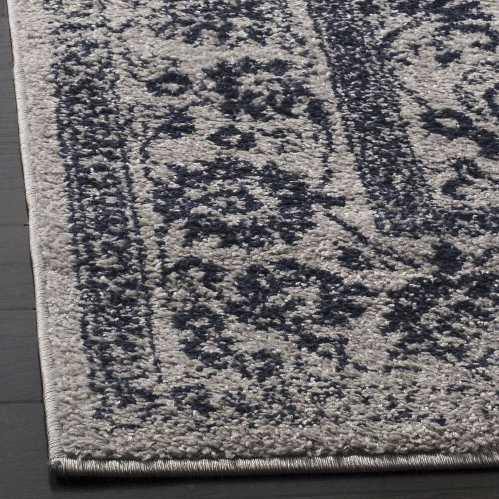 Safavieh Adirondack ADR109P 5&#39;1&quot; x 7&#39;6&quot; Grey and Navy Area Rug, , large