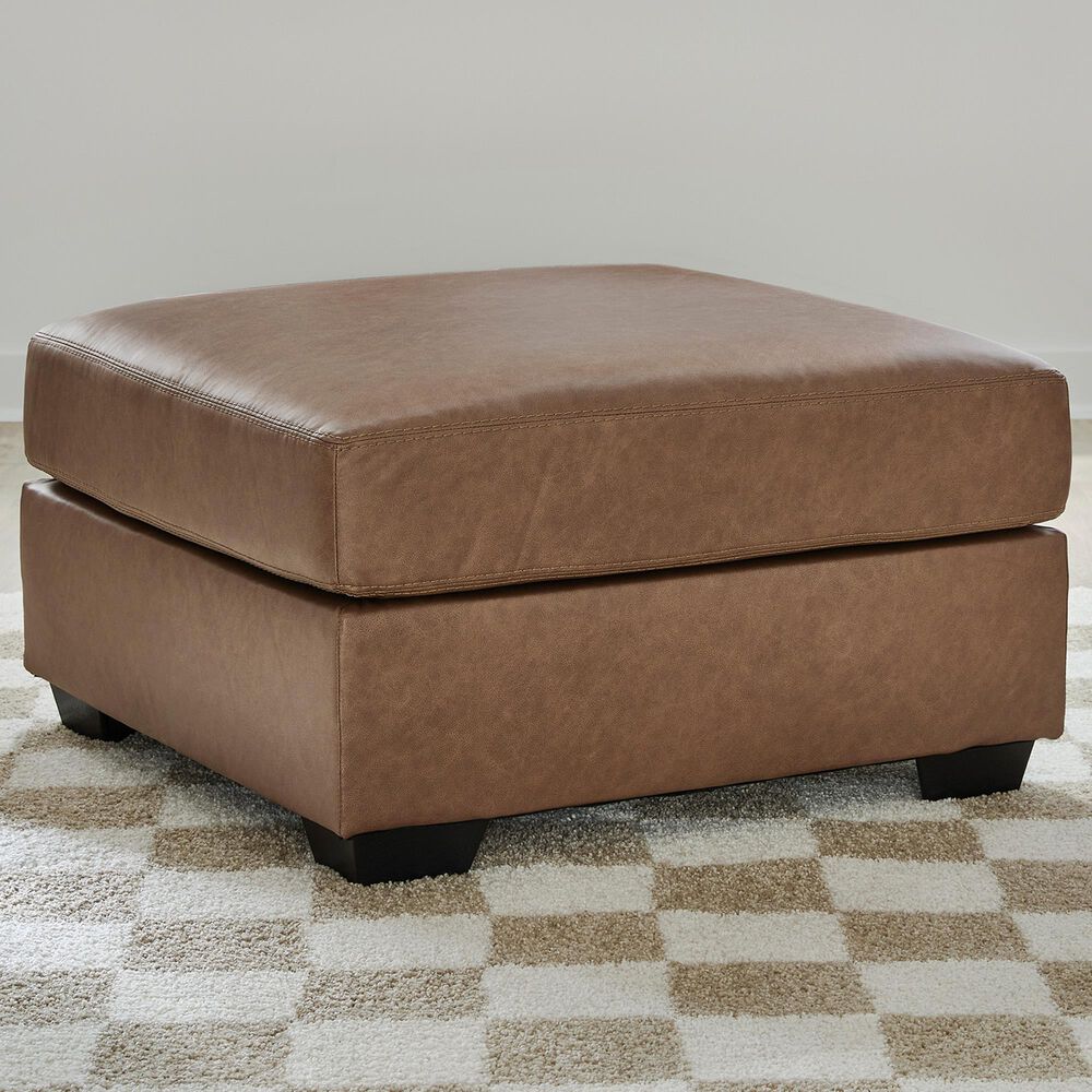 Ashley WillowBend Oversized Ottoman in Caramel, , large