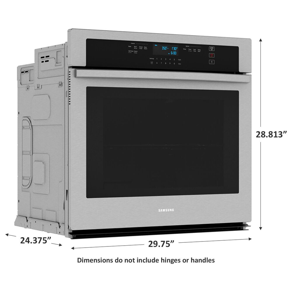 Samsung 30&quot; Single Wall Oven with Wi-Fi in Stainless Steel, , large