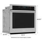 Samsung 30" Single Wall Oven with Wi-Fi in Stainless Steel, , large