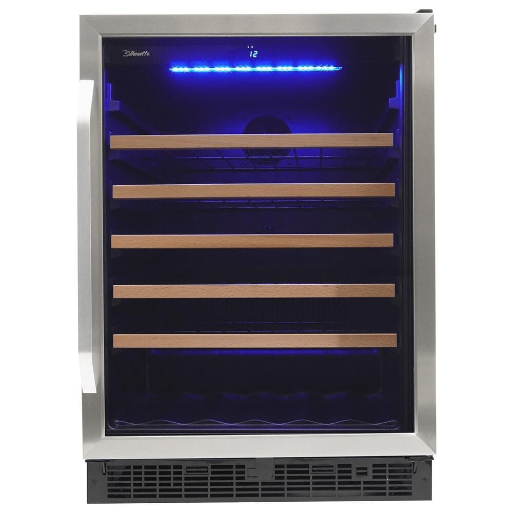 Danby Silhouette 5.7 Cu. Ft. Built-In Wine Cooler in Stainless Steel, , large