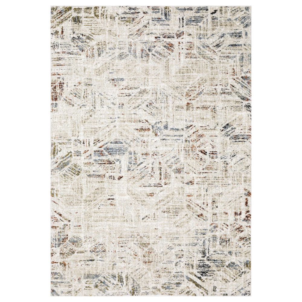 ROW by Oriental Weavers Gemma Beige, Blue and Rust 2"3" x 7" Runner, , large