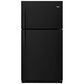 Whirlpool 21 Cu. Ft. 33" Wide Top Freezer Refrigerator in Black, , large
