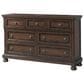 Mayberry Hill Kingston 4-Piece King Bedroom Set in Dark Walnut, , large