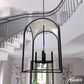 Hunter Dukestown 18" 4-Light Pendant in Natural Iron and Gold Leaf, , large