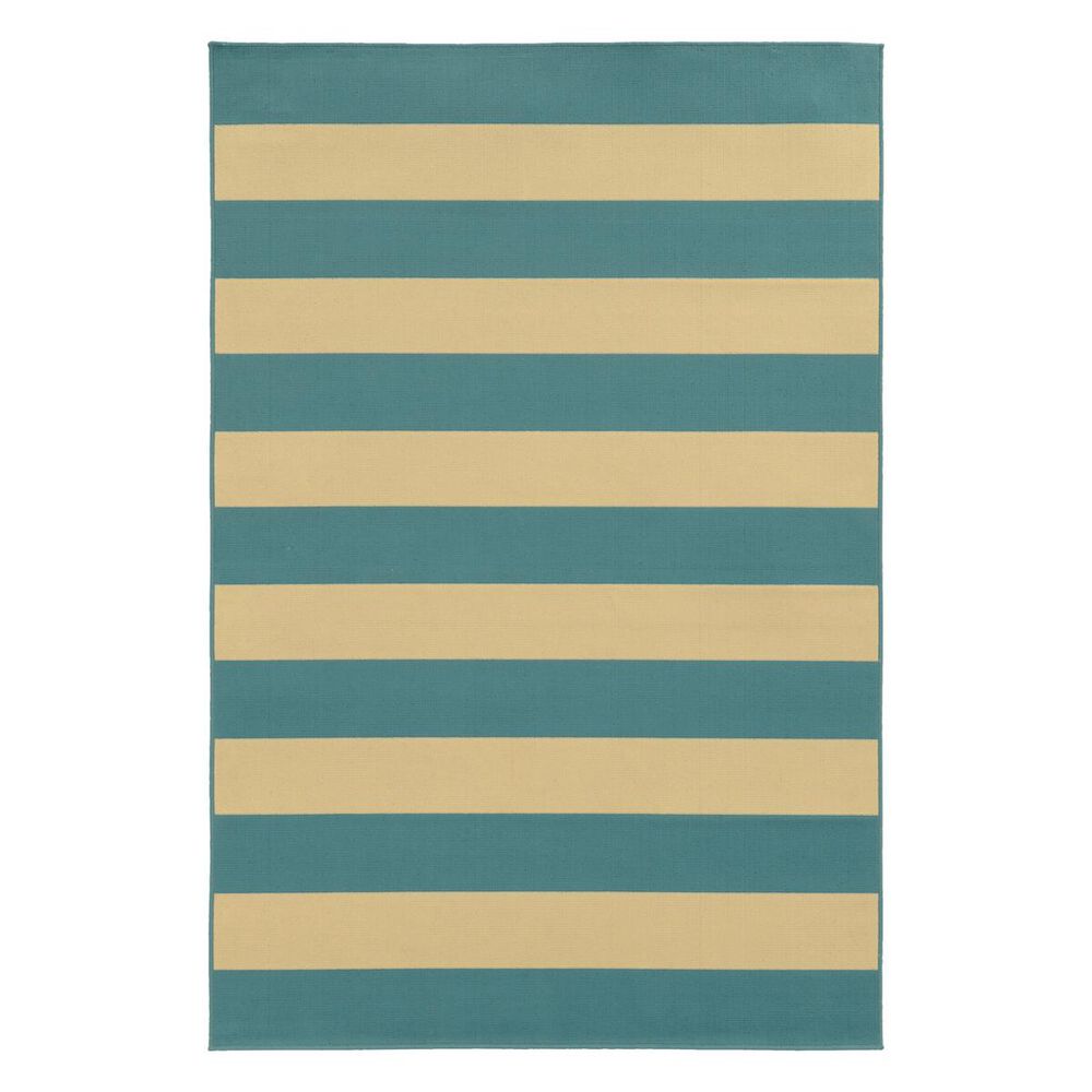 Oriental Weavers Riviera 4768G 1"9" x 3"9" Blue Scatter Rug, , large