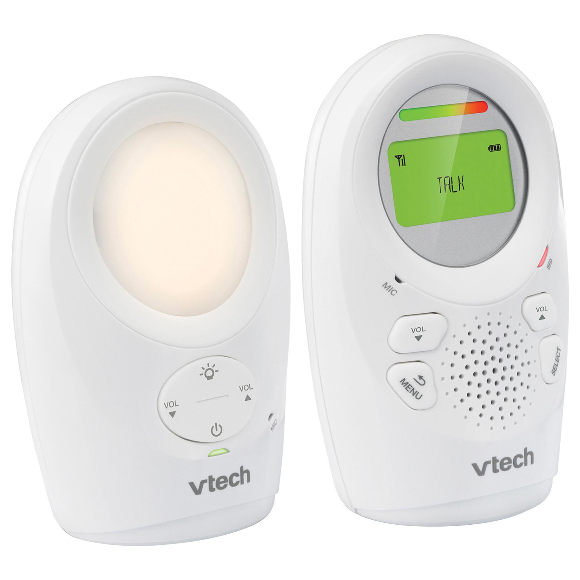 Vtech Digital Audio Baby Monitor with Enhanced Range in White 1