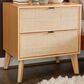 Linon Home Decor Collett 2-Drawer Nightstand in Natural, , large