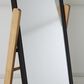 Ashley Bronick Floor Mirror in Black and Light Brown, , large