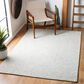 Safavieh Micro-Loop 5" x 8" Ivory and Light Blue Area Rug, , large
