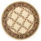 Safavieh Lyndhurst LNH557 5"3" Round Ivory and Brown Area Rug, , large