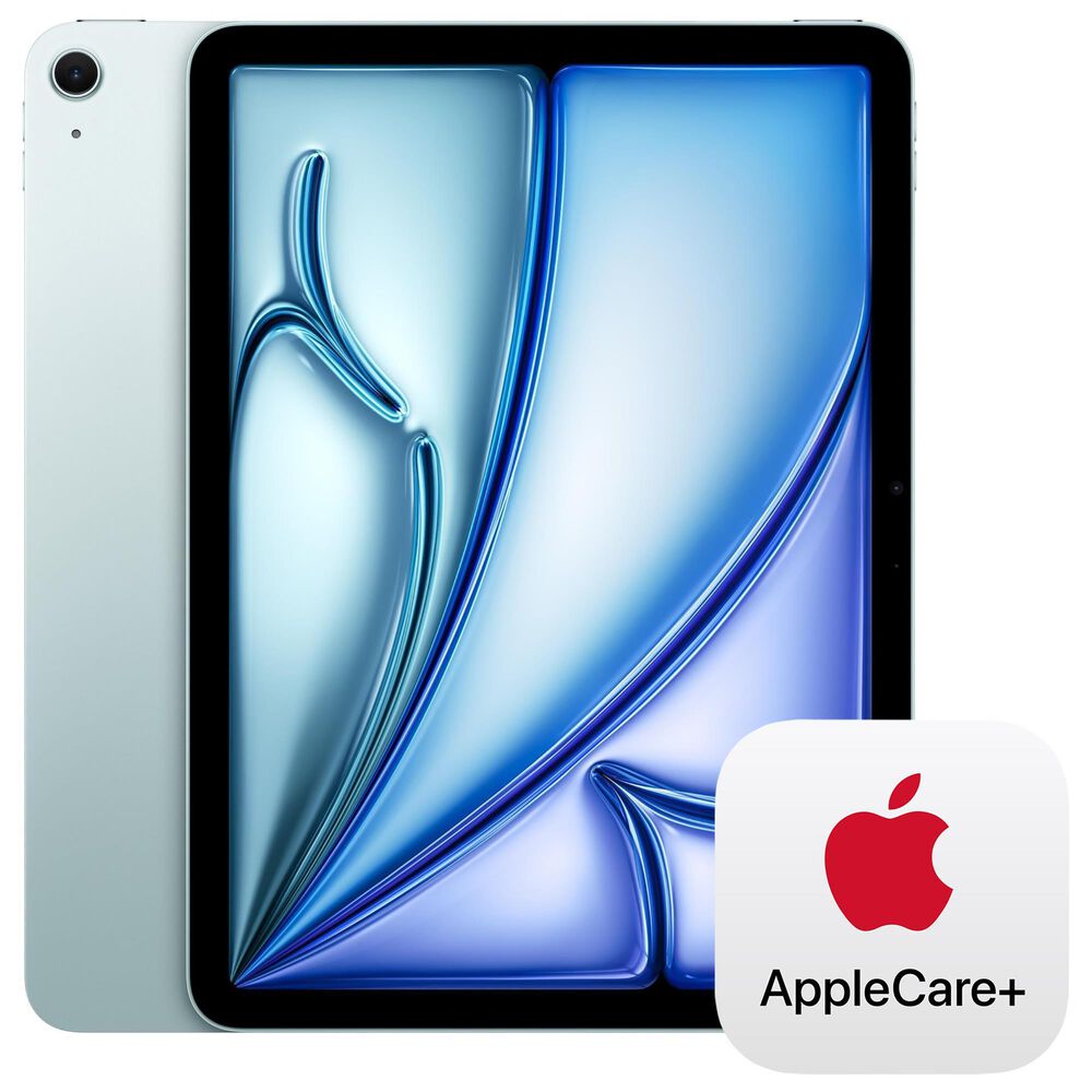 Apple iPad Air 11-Inch M3 chip with Wi-Fi only - 256GB in Blue and 2-Year AppleCare+, , large