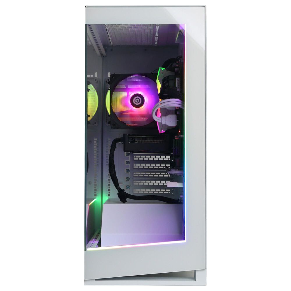 CyberPowerPC Gamer Xtreme Gaming Desktop | Intel Core Ultra 5 225F - 16GB RAM - NVIDIA GeForce RTX 5060 Graphics - 2TB SSD in White, , large