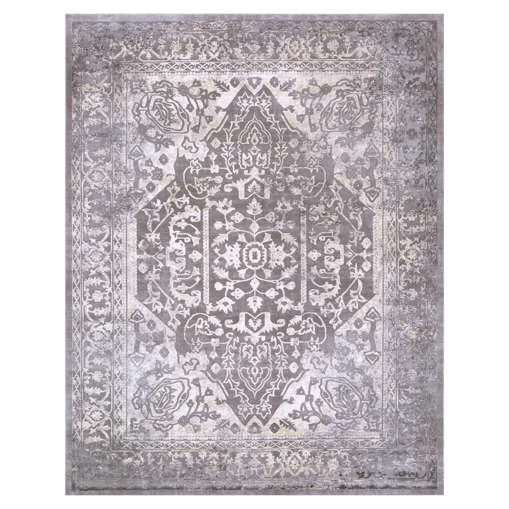 Surya Tibetan 9&#39;3&quot; x 12&#39;3&quot; Charcoal, Ivory and Tan Area Rug, , large