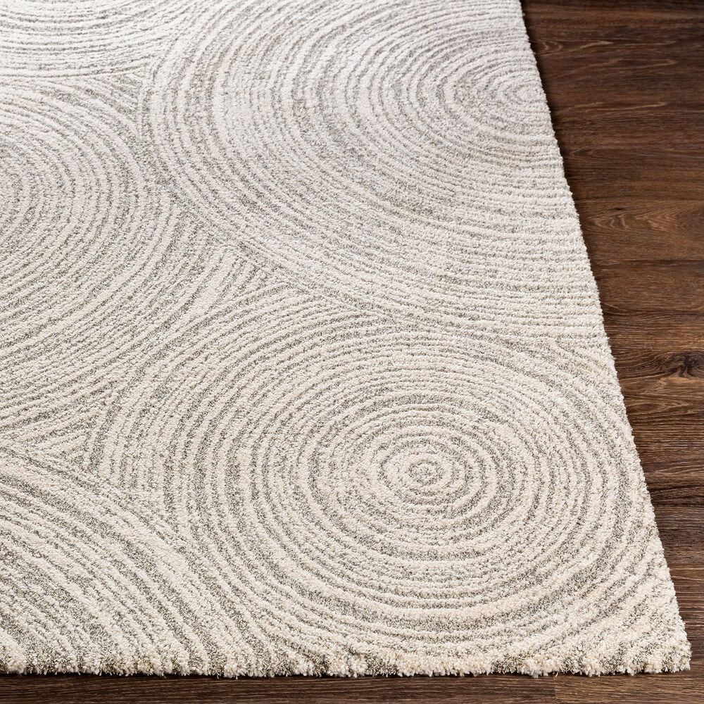 Surya Gavic GVC-2305 6&#39;7&quot; x 9&#39;6&quot; Cream, Beige, Light Gray, Taupe and Charcoal Area Rug, , large