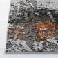 Safavieh Craft CFT820P 6"7" x 9" Grey and Orange Area Rug, , large