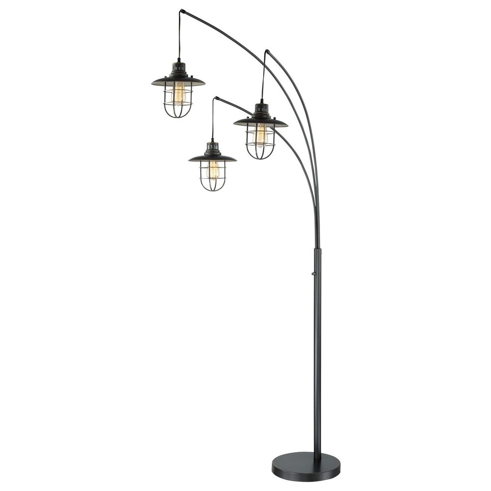 Lite Source 3-Lite Arch Lamp in Dark Bronze, , large