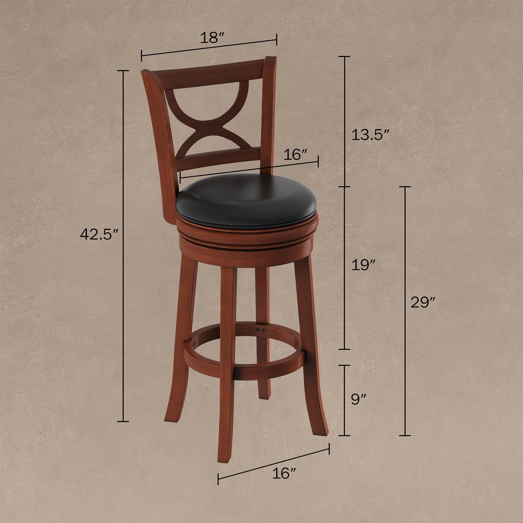 Chestnut bar best sale stools